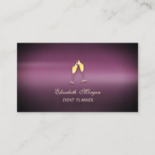Tarjeta De Visita Elegante Sofisticado Moderno, Vidrio de Oro