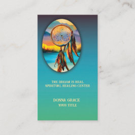 Tarjeta De Visita Elegante sueño Catcher sanación espiritual