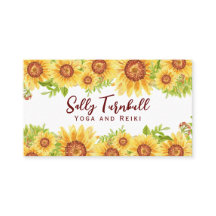 Elegante Sunflower acuarela