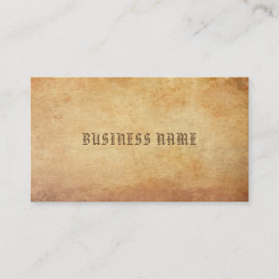 Tarjeta De Visita Elegante texto americano con aspecto de papel viej
