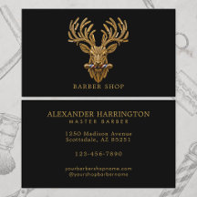 Elegante tienda de barbero Poste de Barbería Cierv