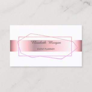 Tarjeta De Visita Elegante trendy Stripe Geometric , Frame