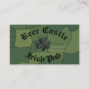 Tarjeta De Visita Elegante trendy y afortunada chispa irlandesa de s