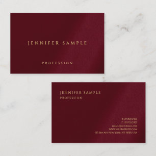 Tarjeta De Visita Elegante Tu Personalizado Color Dorado Texto Europ