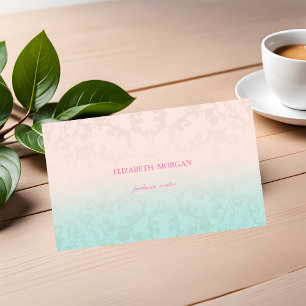 Tarjeta De Visita Elegante Vintage, Chic, Encaje