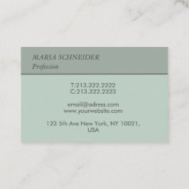 Tarjeta De Visita Elegante Visitenkarte für Frauen