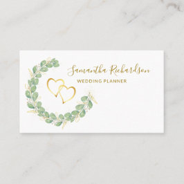 Tarjeta De Visita Elegante Wreath Eucalyptus