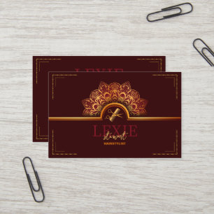 Tarjeta De Visita Elegante y Clásico Programa de Lealtad para Estili