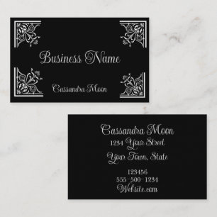 Tarjeta De Visita Elegante y elegante