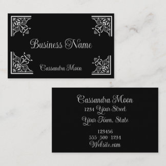 Tarjeta De Visita Elegante y elegante