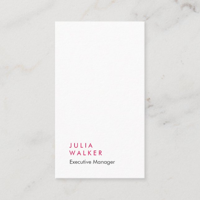 Tarjeta De Visita Elegante y elegante diseño gris claro (Anverso)