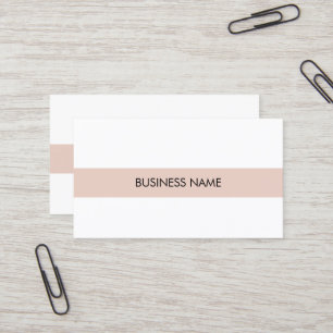 Tarjeta De Visita Elegante y elegante empresa de diseño moderno