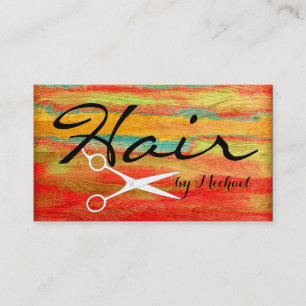 Tarjeta De Visita Elegante Y Elegante Estilo De Madera Moderna Y Col