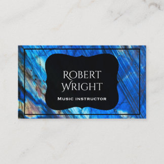 Tarjeta De Visita Elegante y elegante labradorita