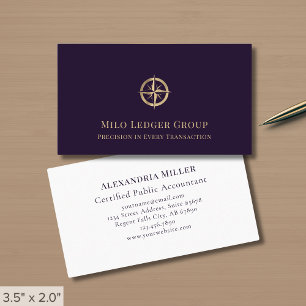 Tarjeta De Visita Elegante y lujoso servicio profesional