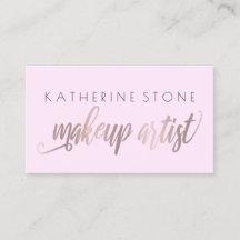 Elegante y moderno artista de maquillaje de rosa d