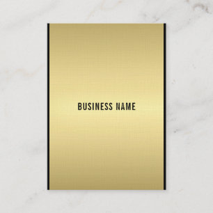 Tarjeta De Visita Elegante Y Moderno Glamoroso Elegante Negro Y Oro