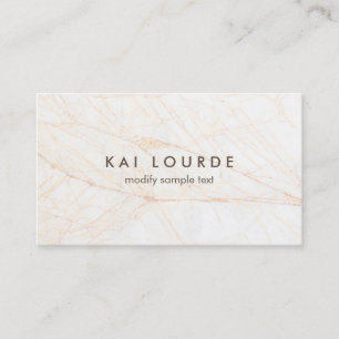 Tarjeta De Visita Elegante y moderno negocio profesional de mármol b
