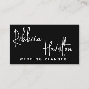 Tarjeta De Visita Elegante y moderno planificador de bodas