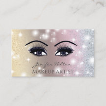 Elegante y moderno purpurinoso resalta el maquilla