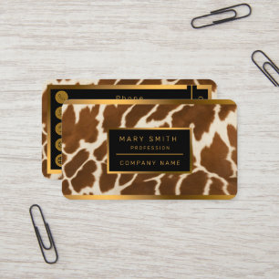 Tarjeta De Visita Elegante y popular colección de cuero de imitación