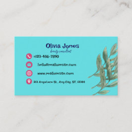 Tarjeta de visita elegante y profesional