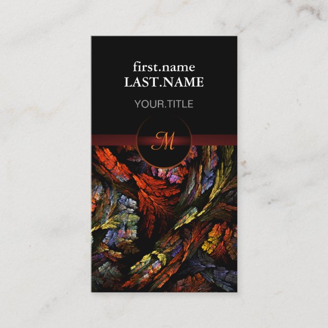 Tarjeta De Visita Elegante y profesional armonía de Guay (Anverso)