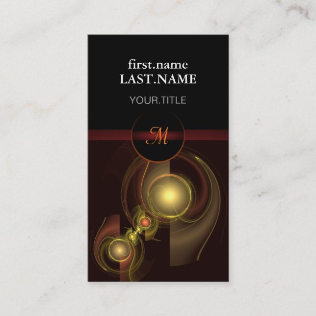 Tarjeta De Visita Elegante y profesional Guay único (Anverso)