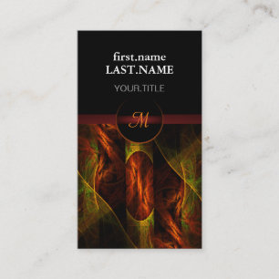 Tarjeta De Visita Elegante y profesional selva Guay