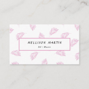 Tarjeta De Visita Elegante y sencillo para los músicos