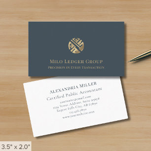Tarjeta De Visita Elegante y simple doble cara