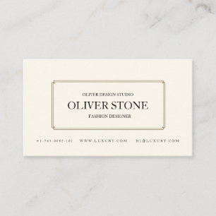 Tarjeta De Visita Elegante y simple lujo Minimalista Pastel