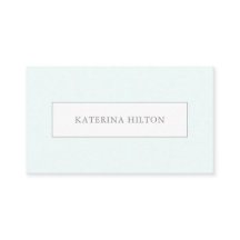 Elegante y simple turquesa claro