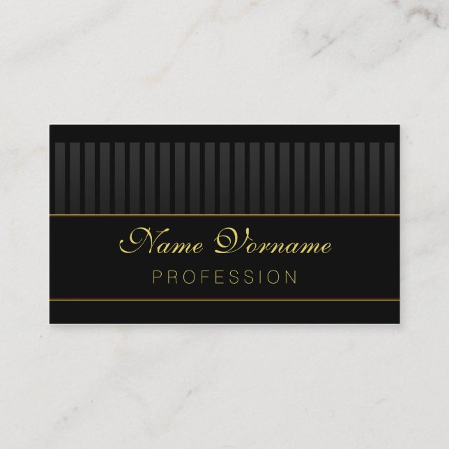 Tarjeta De Visita elegantemente (Anverso)