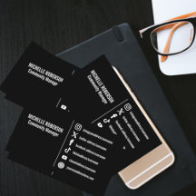 Elegantes iconos blancos de los medios sociales fo