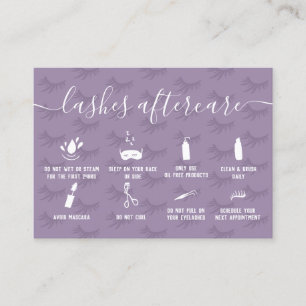 Tarjeta De Visita Elegantes latigazos después de los ilustraciones 