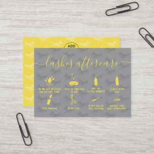 Tarjeta De Visita Elegantes latigazos después de los ilustraciones a