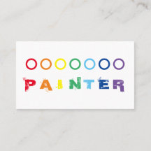 Elegantes puntos de color arcoiris pintores