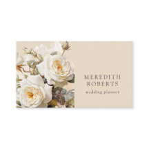 Elegantes Rosas Vintage Cream Horizontal