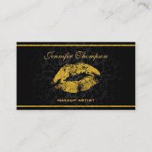 Elegantes tapas de oro de damascas negras