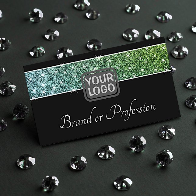 Tarjeta De Visita Elegantes y espectaculares Estrellas de Purpurina  (Subido por el creador)