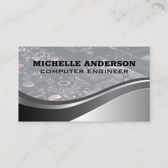 Tarjeta De Visita Elementos del equipo | Apliques (Anverso)