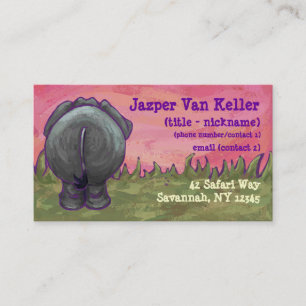 Tarjeta De Visita Elephant Stationery