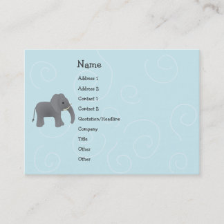 Tarjeta De Visita Elephant Toy
