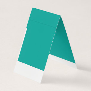 Tarjeta De Visita Elevar el diseño con un fondo verde