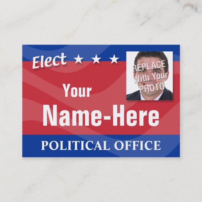 Tarjeta De Visita ELIJA - la campaña política (Anverso)