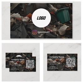 Tarjeta De Visita Eliminación de basura