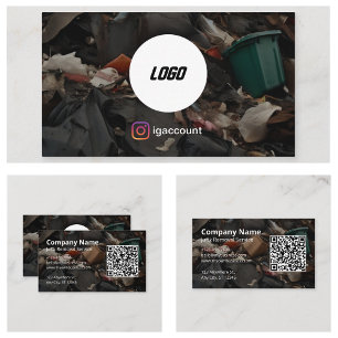 Tarjeta De Visita Eliminación de basura