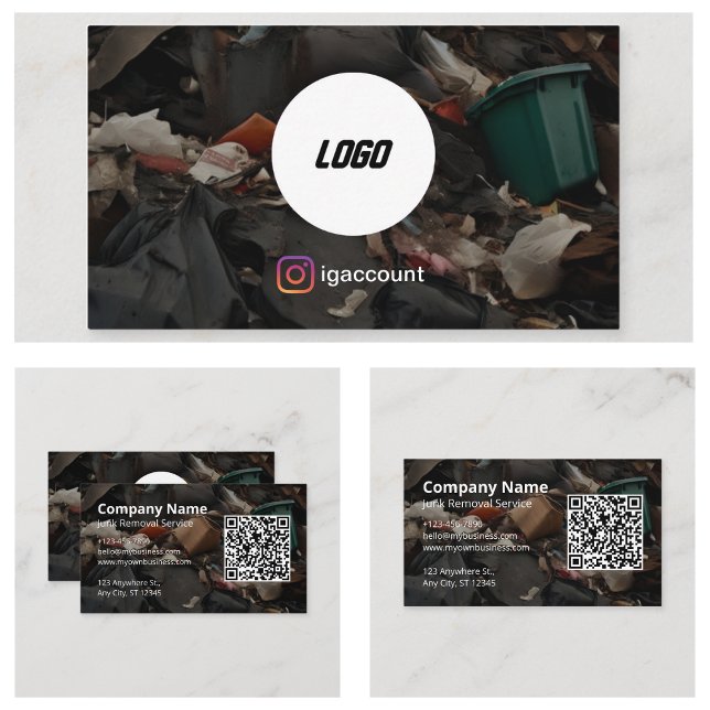 Tarjeta De Visita Eliminación de basura (Removal Junk Business Card
)