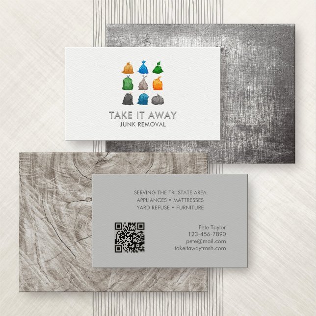 Tarjeta De Visita Eliminación de la basura (Subido por el creador)